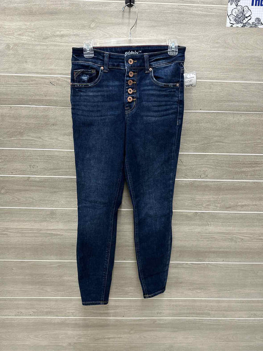 Edgely Blue Womens Women Size 4 Short Jeans