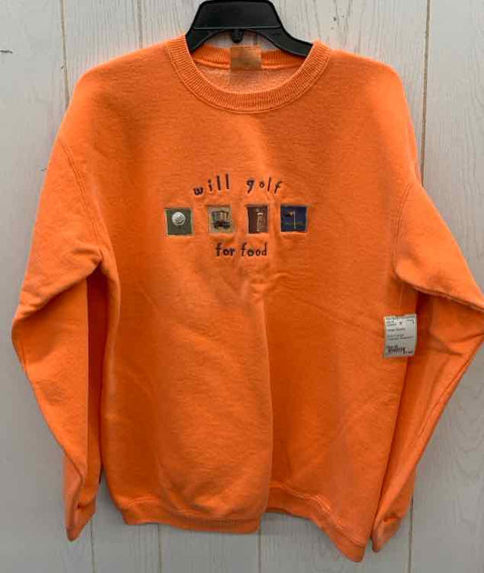 Orange Womens Size M Sweatshirt