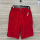 Paris Sport Club Size 4 Red Womens Shorts