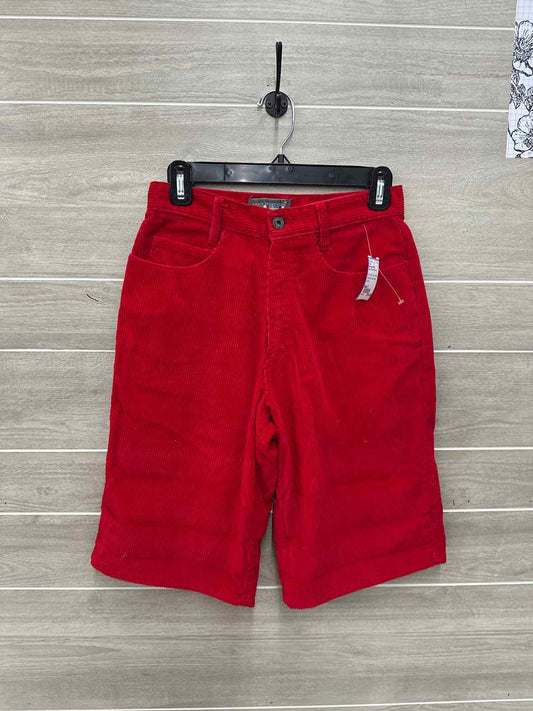 Paris Sport Club Size 4 Red Womens Shorts