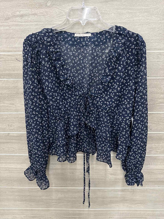 Active USA Navy Womens Women Size 1X Shirt