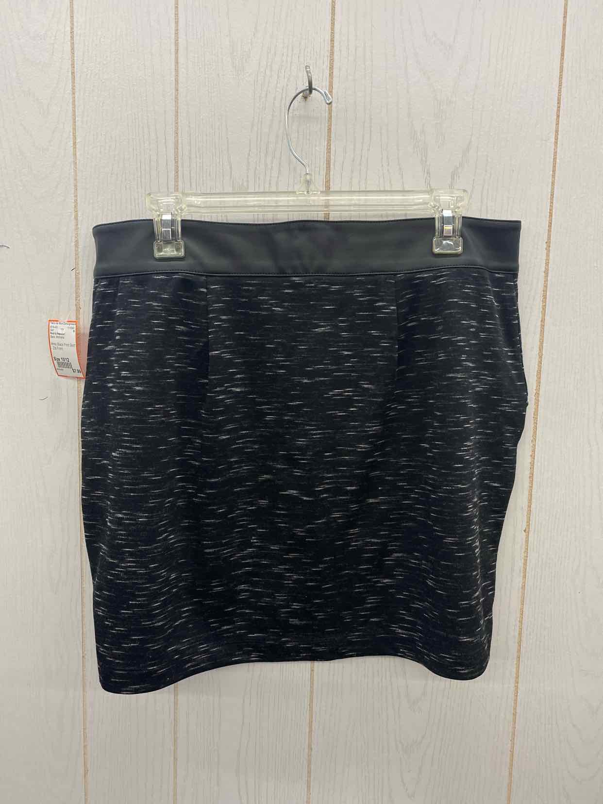 Rock & Republic Black Womens Size 10/12 Skirt