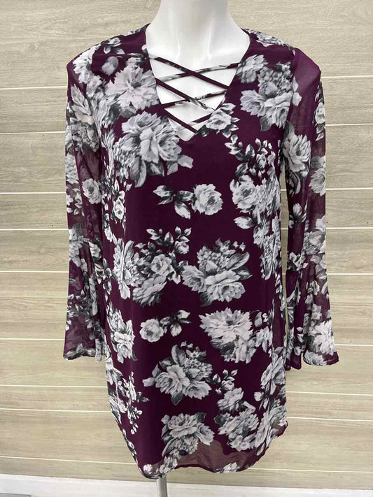 Speechless Purple Womens Women Size 4/6 Dress
