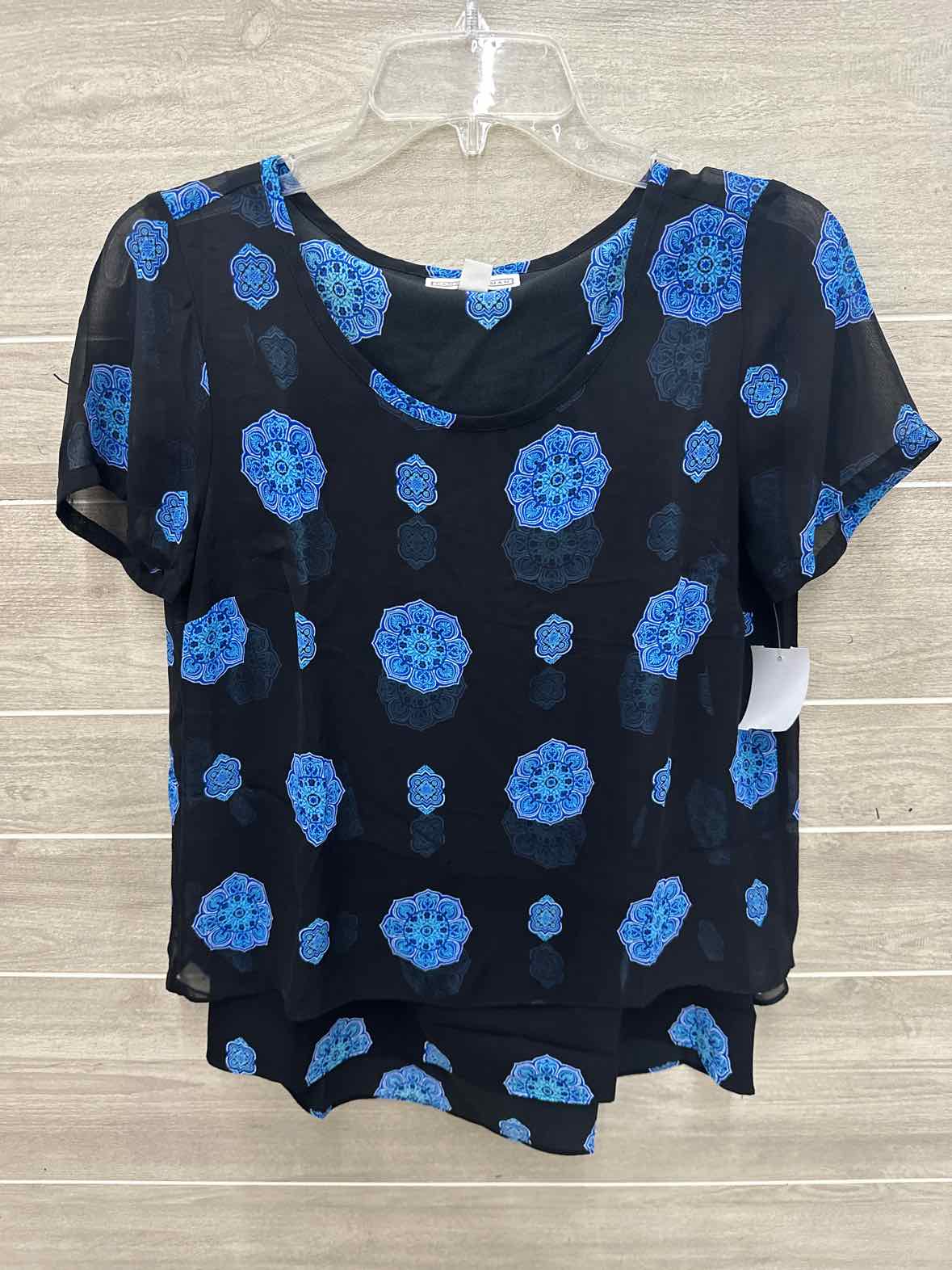 Dana Buchman Black Womens Women Size Small Shirt