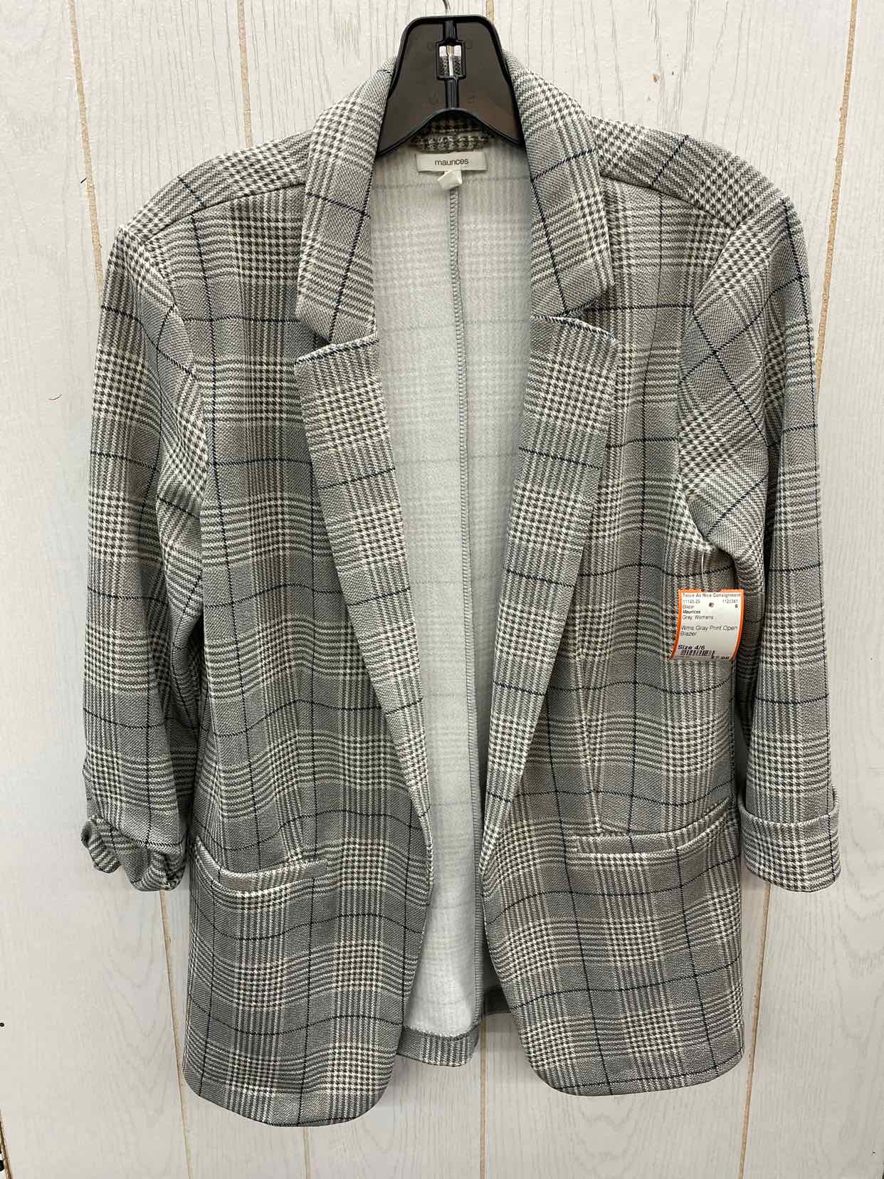 Maurices Gray Womens Size 4/6 Blazer