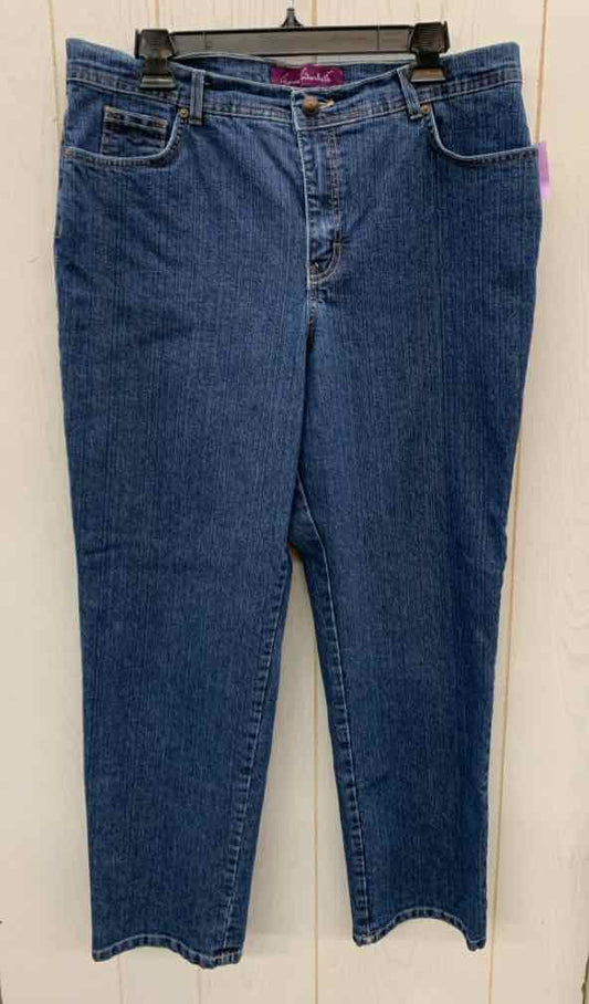 Gloria Vanderbilt Blue Womens Size 16 Short Jeans