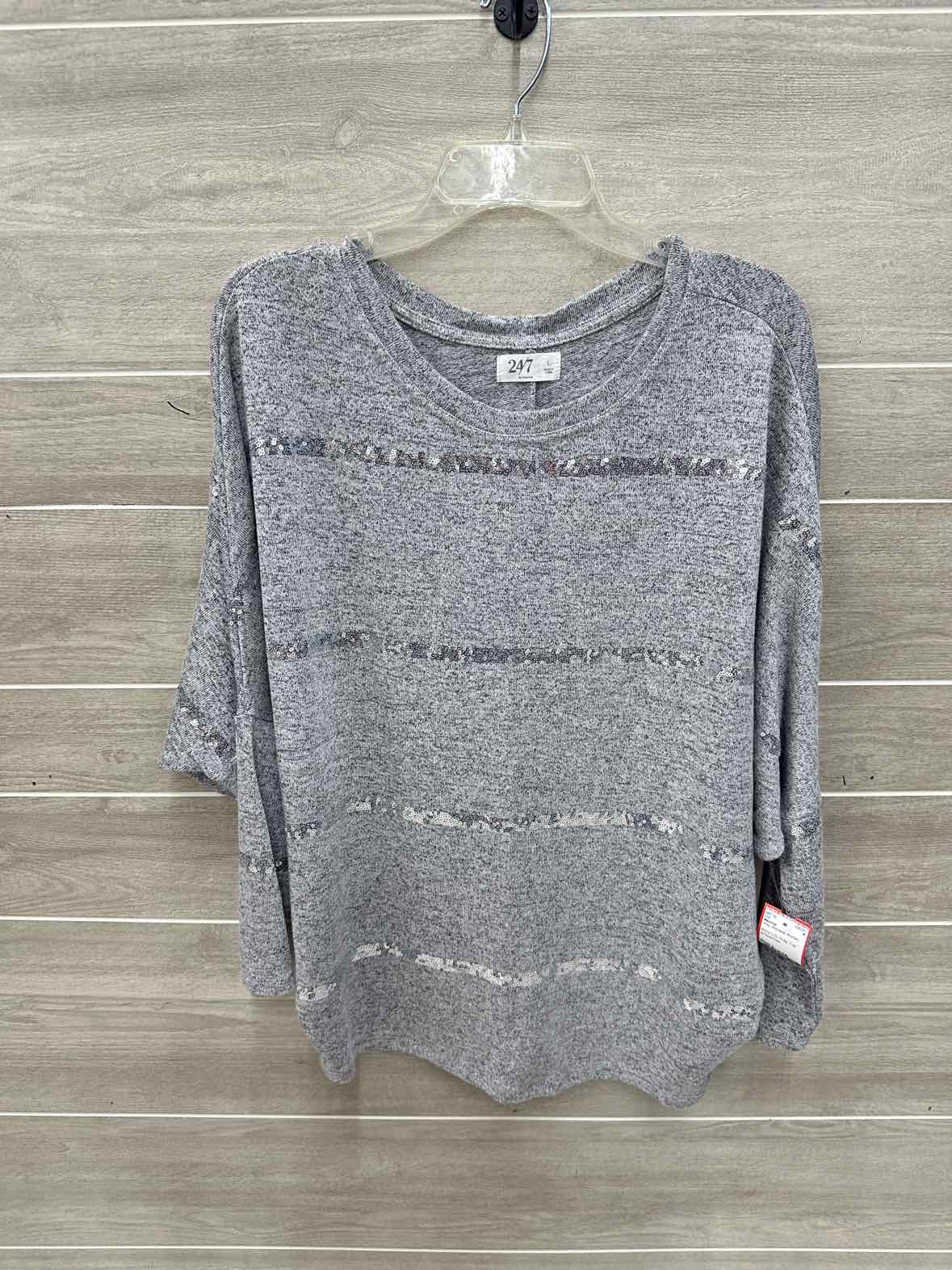 Maurices Gray Womens Women Size L Shirt