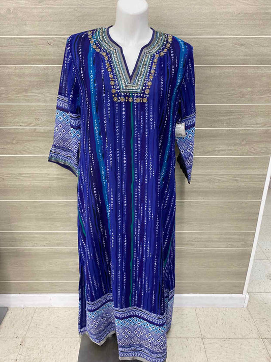 Soft Surroundings Blue Womens Size 12/14 Dress