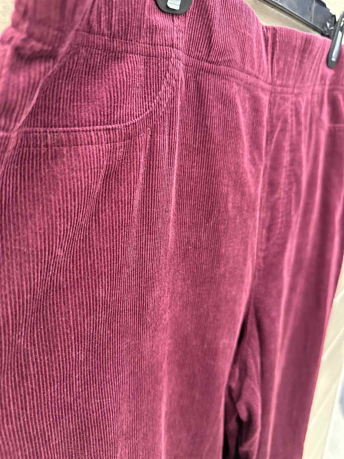 Versona Burgundy Womens Women Size 14 Pants