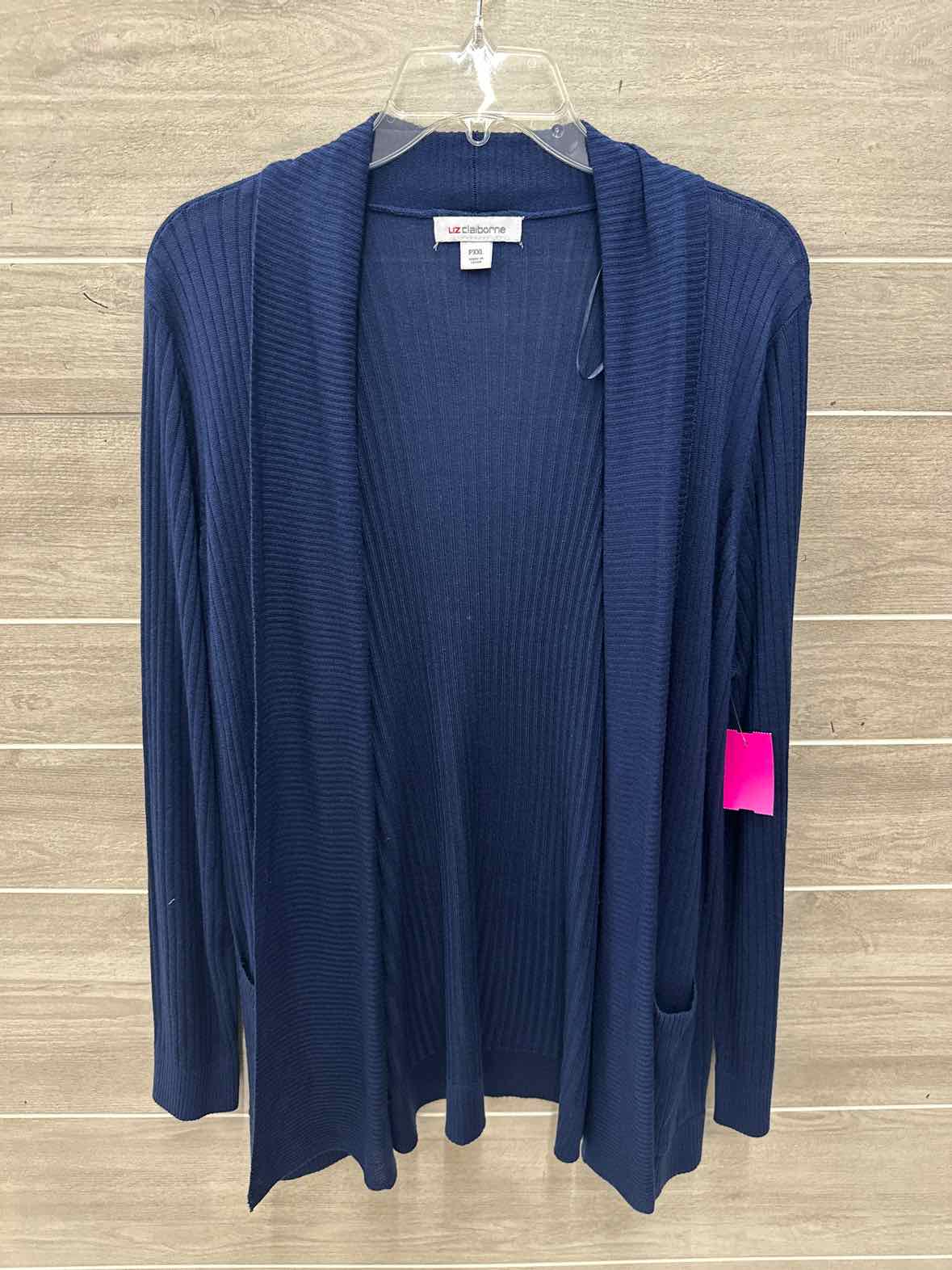 Liz Claiborne Size XXL/P Blue Petite Sweater