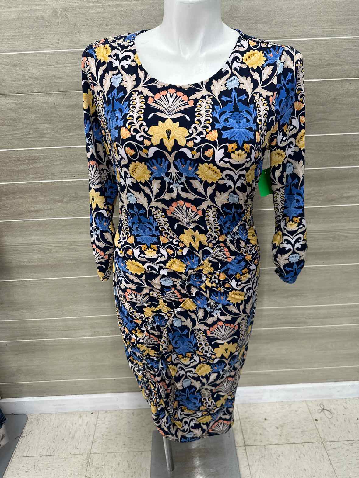 INC Size 14 Blue Womens Dress