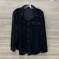 Black Womens Women Size L Shirt