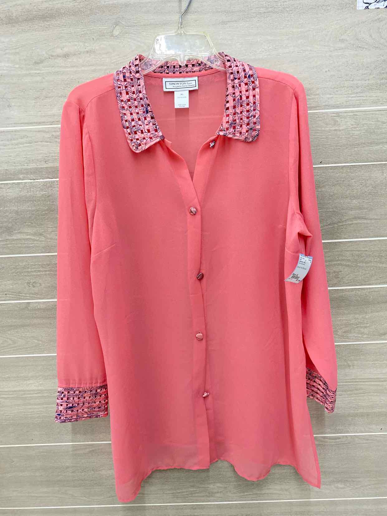 Simonton Says Pink Womens Size XL Shirt