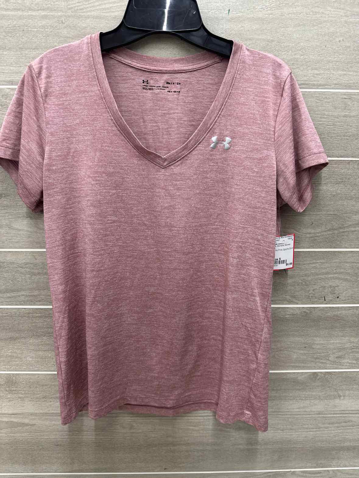 Under Armour Size S Pink Womens Shirt