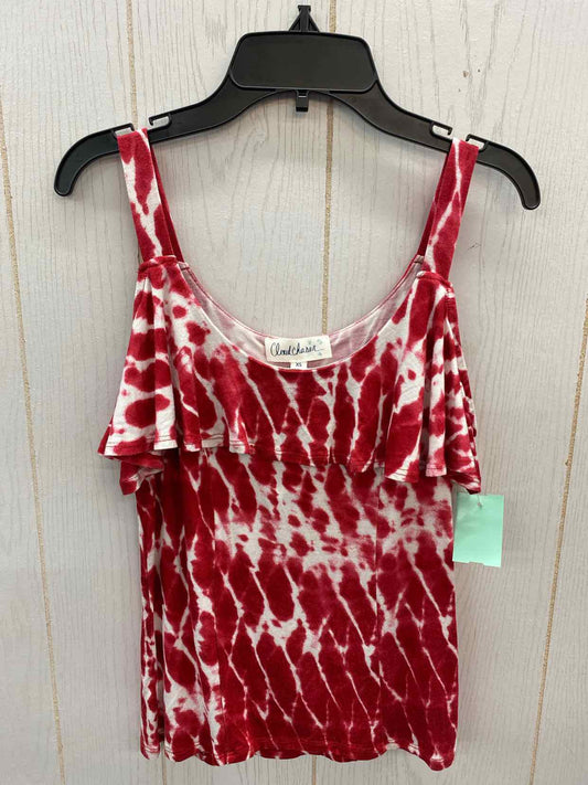 Cloud Chaser Red Womens Size XS Tank Top