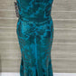 Teal Womens Women Size 14 Gown/Evening Wear
