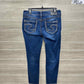 Silver Size 8 Blue Womens Jeans