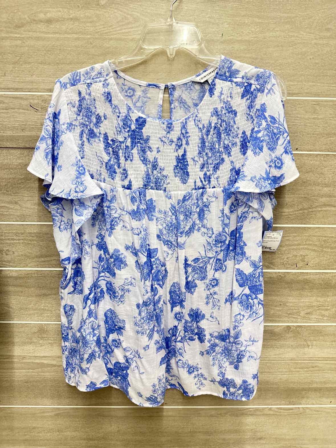 Counterparts Size L Blue Womens Shirt