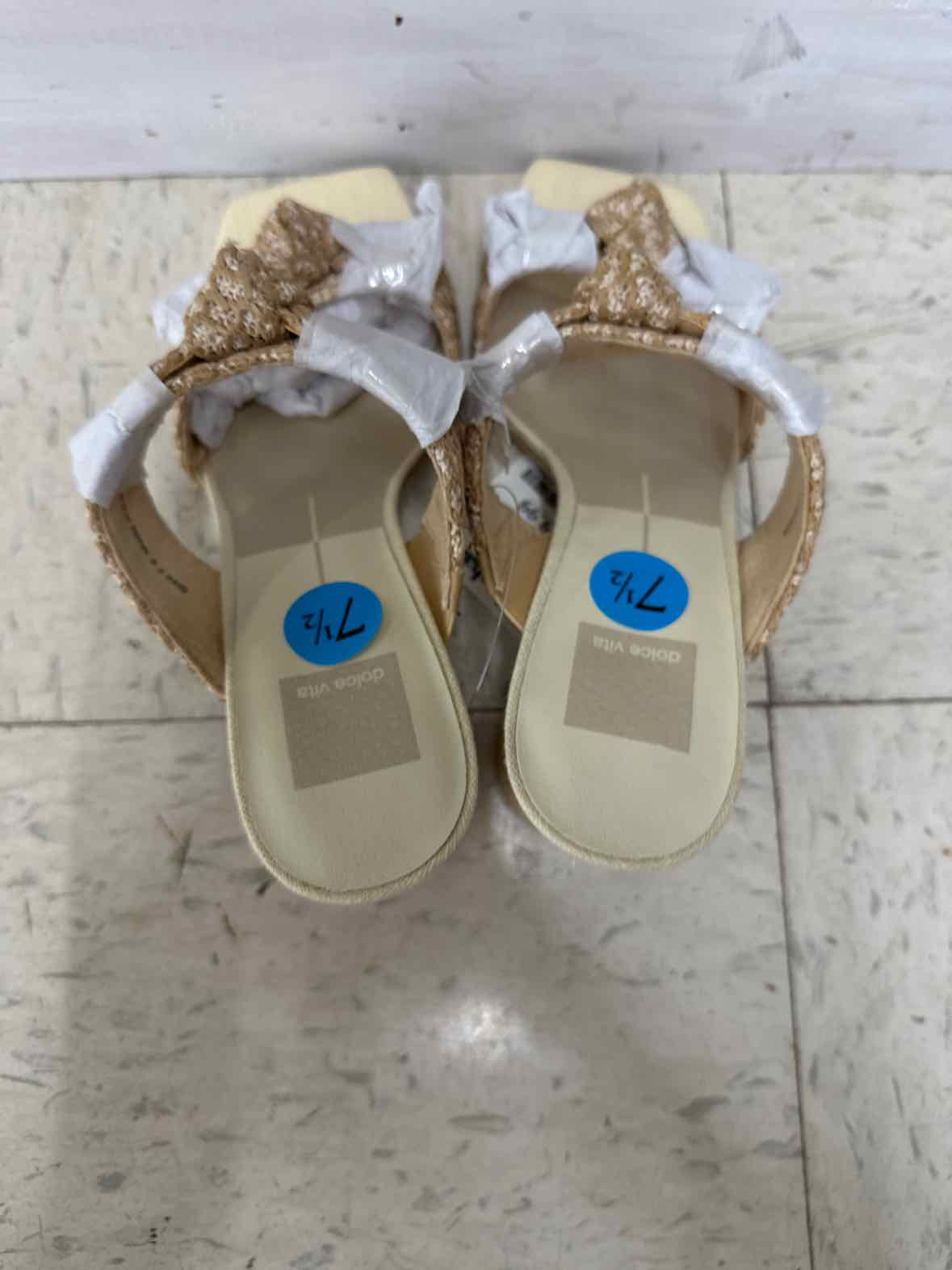 7.5 Dolce Vita Tan Womens Women Size 7.5 Sandals