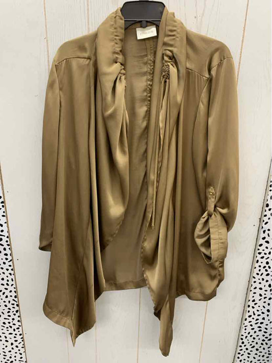 Chico's Brown Womens Size M/L Shirt