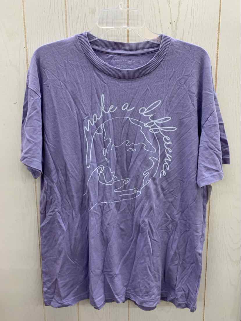 American Eagle Purple Womens Size Small Shirt