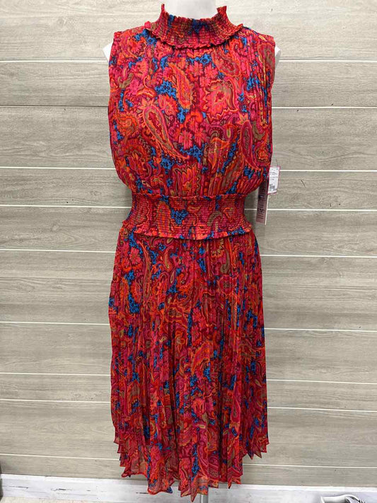 Nanette Lepore Size 8 Red Womens Dress