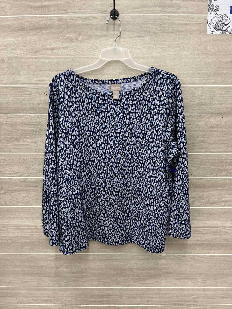 Chico's Size 16 Blue Womens Shirt