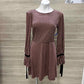 Xhilaration Size 6 Burgundy Womens Dress