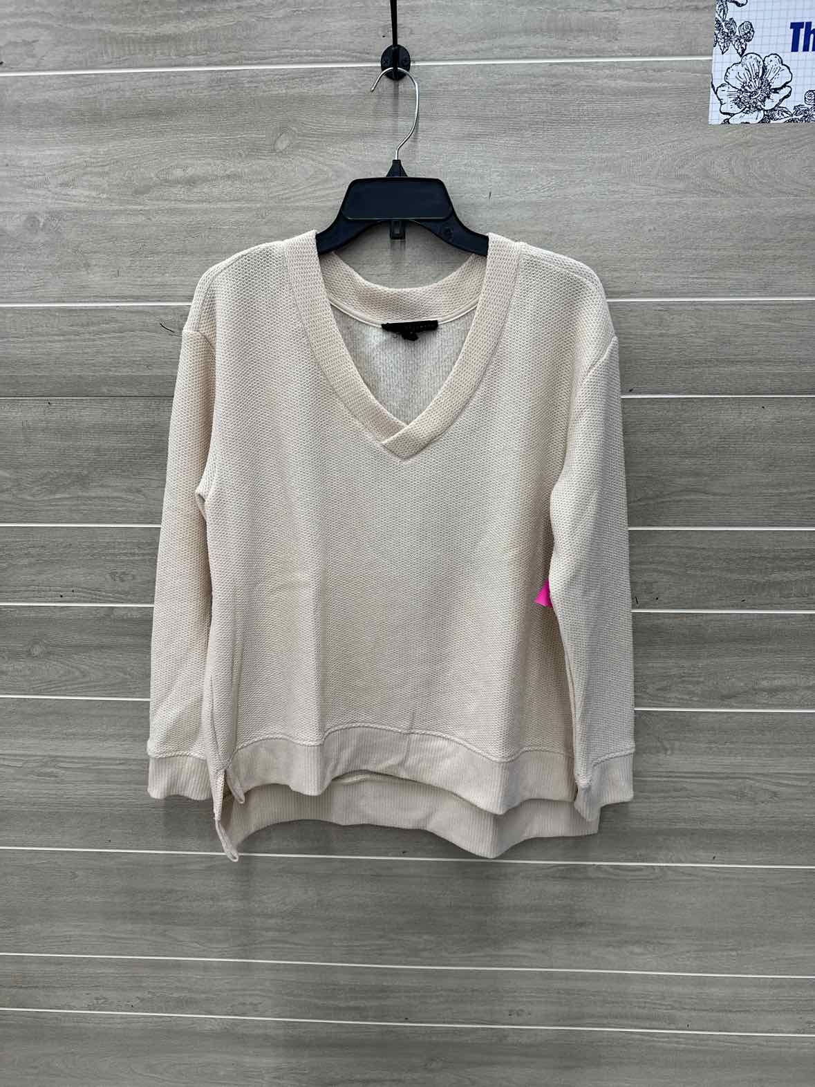 Jane & Delancey Size L Cream Womens Sweater