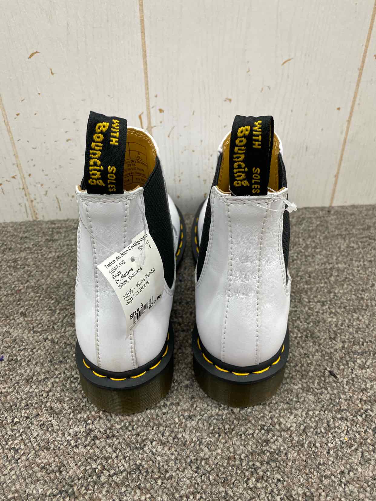 Dr. Martens White Womens Size 6 Boots