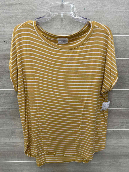 Ellie Autumn Size L Mustard Womens Shirt