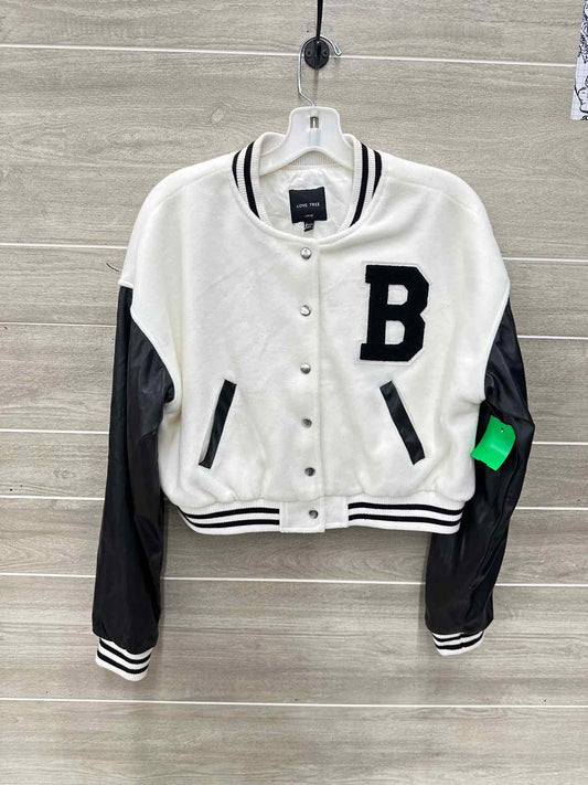 Love Tree Size L White Junior Jacket (Outdoor)