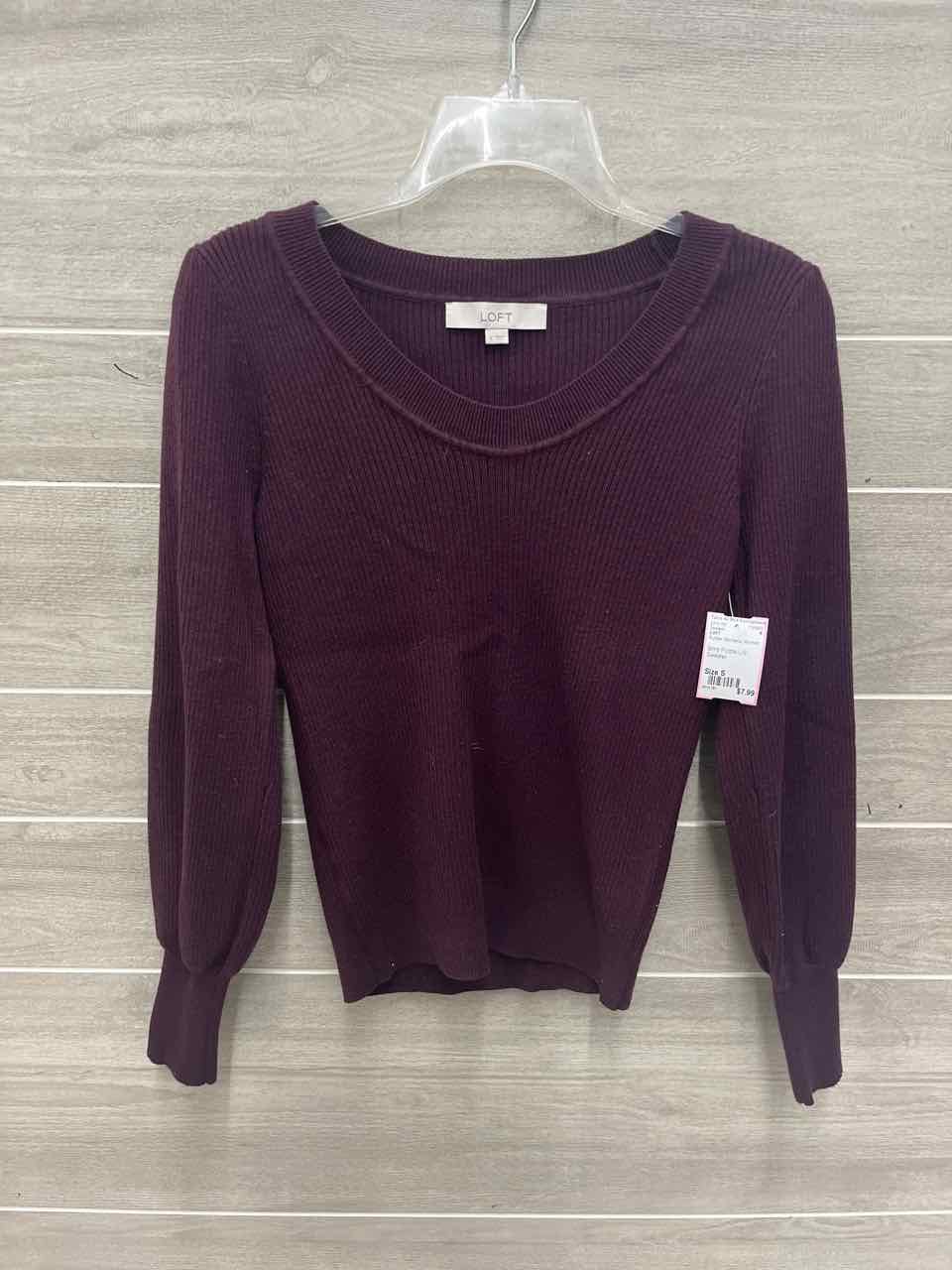 LOFT Size S Purple Womens Sweater