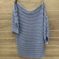 Chico's Blue Womens Women Size M Sweater