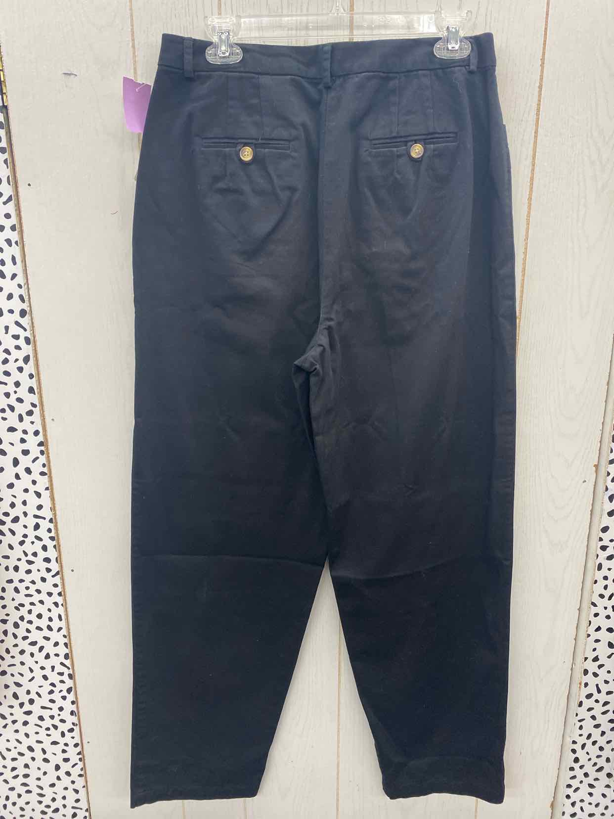 Talbots Black Womens Size 10/12 Pants