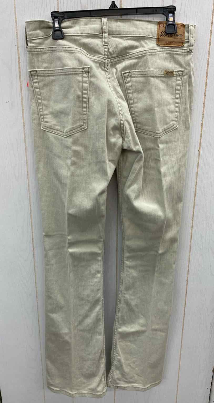 Levis Signature Tan Womens Size 10 Long Pants