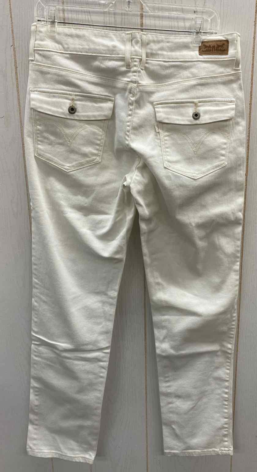 Levis White Womens Size 10/12 Jeans