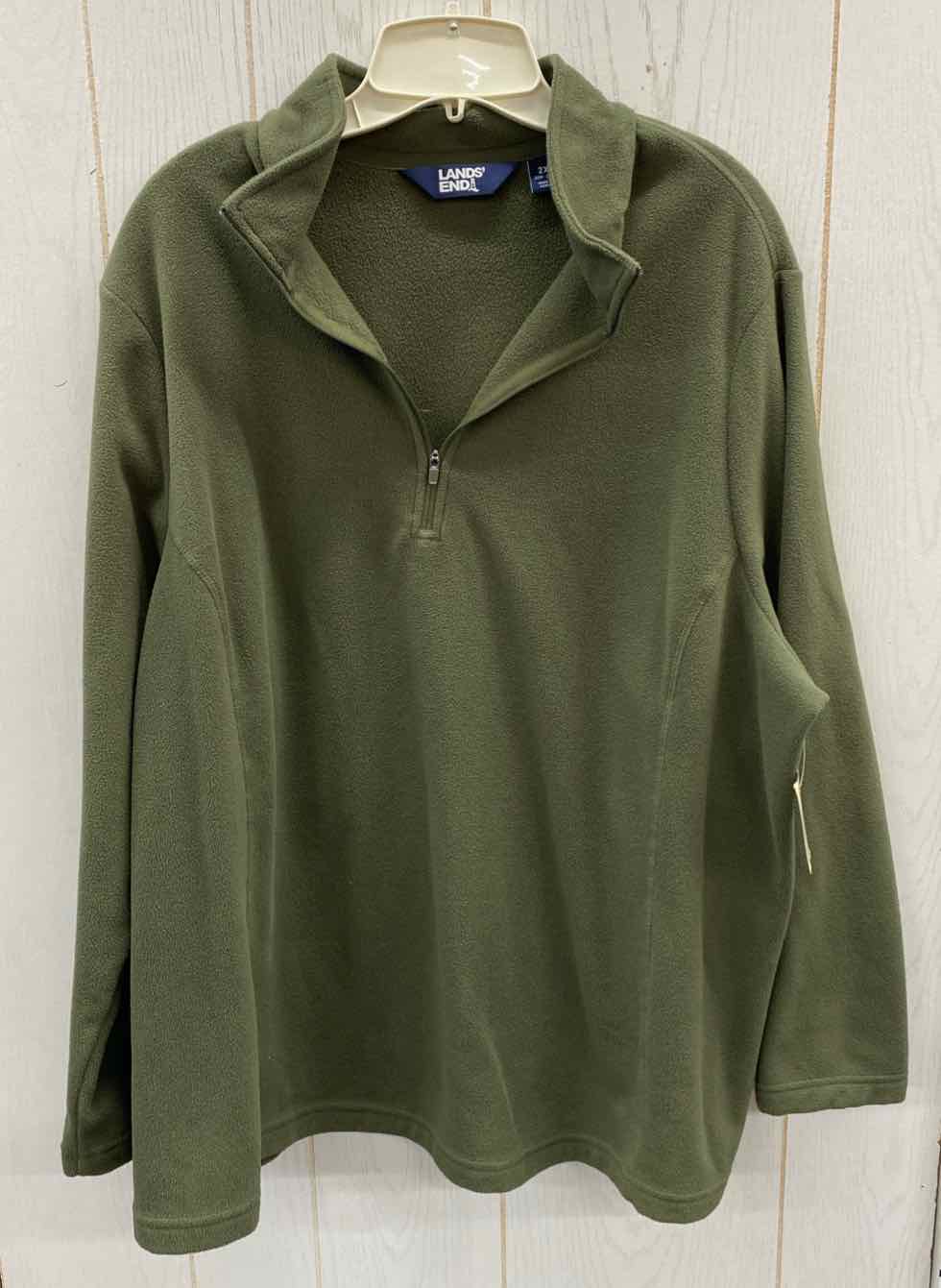 Lands End Olive Womens Size 20/22W Shirt