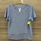 Alfred Dunner Size S Blue Womens Shirt