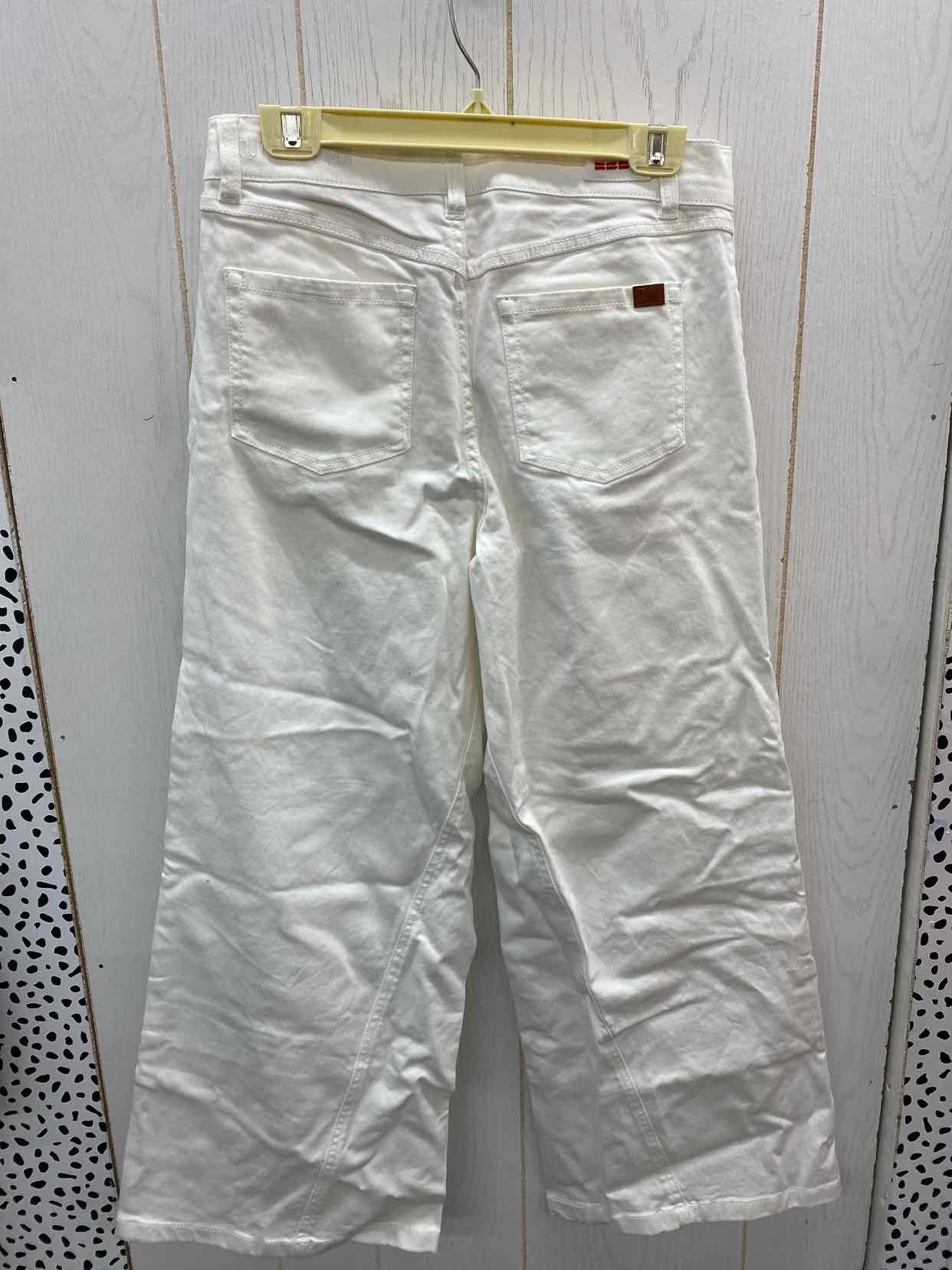 Peace Love World White Womens Size 8P Pants