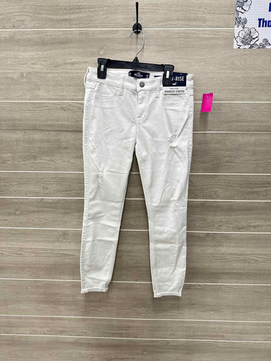 Hollister Size 3 Cream Womens Jeans