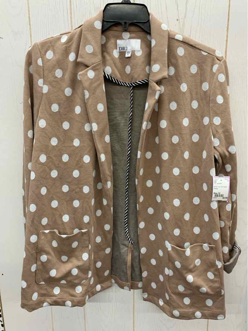 DR2 Tan Womens Size 10 Blazer