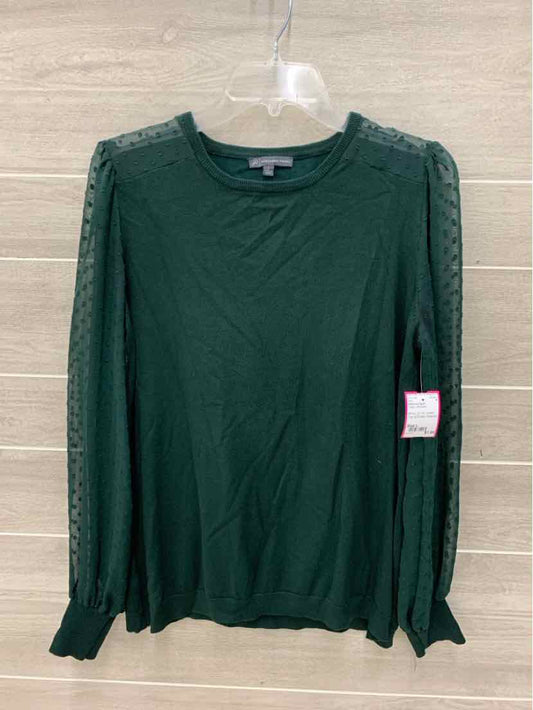 Adrianna Papell Green Womens Size L Shirt