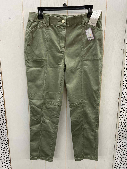 Chico's Olive Womens Size 8 Pants