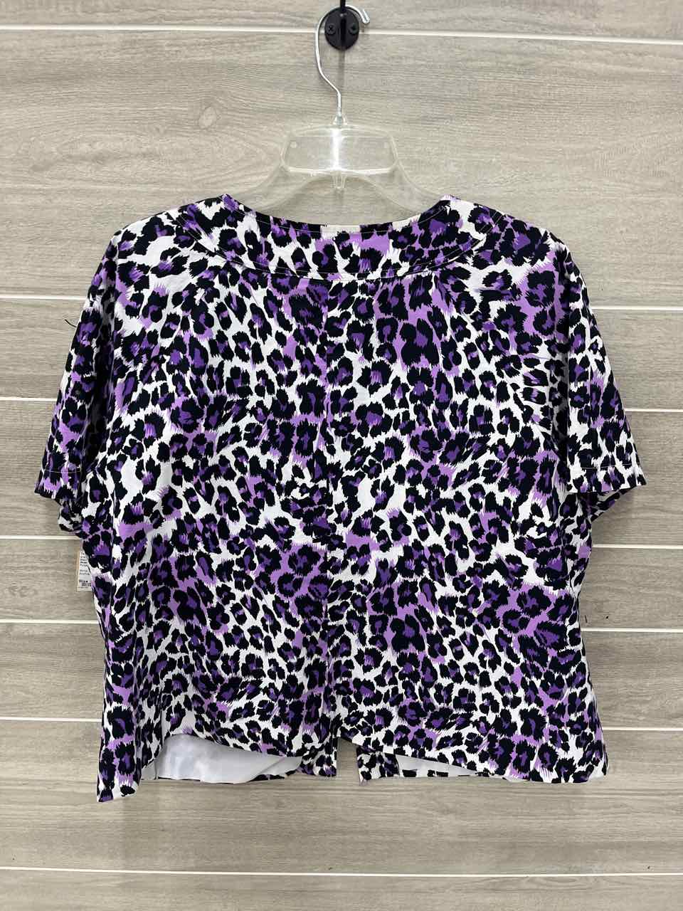 Notations Purple Womens Size 1X Blazer