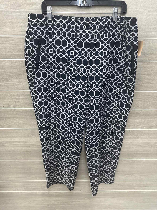 Chico's Black Womens Size 16 Pants