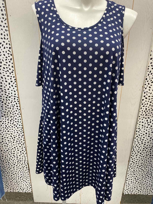 Blue Womens Size 3X Dress