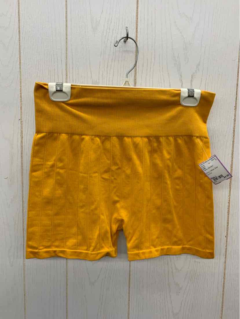 H&M Yellow Womens Size L Shorts