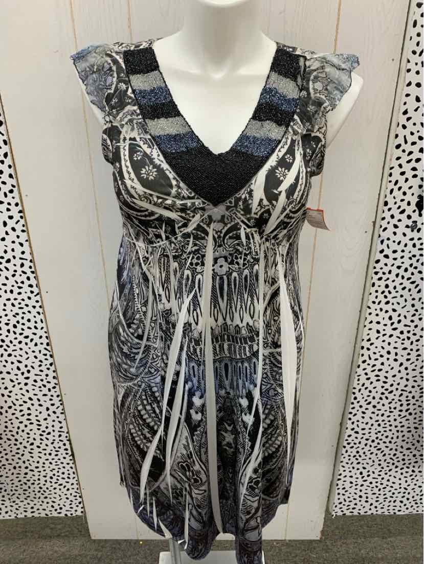 One World Gray Womens Size 10/12 Dress