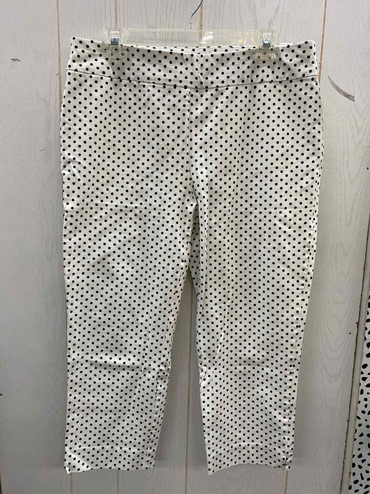 Chico's White Womens Size 10 Pants